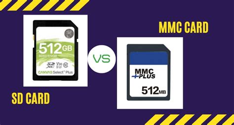 smart media card vs sd|MMC vs SD Card .